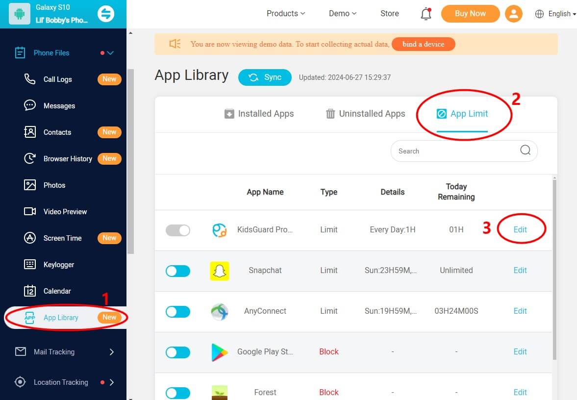 Kidsguard pro best app locker for parents