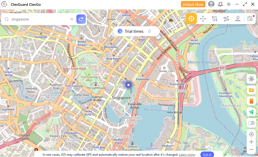 spoof your location with clevgo joystick mode