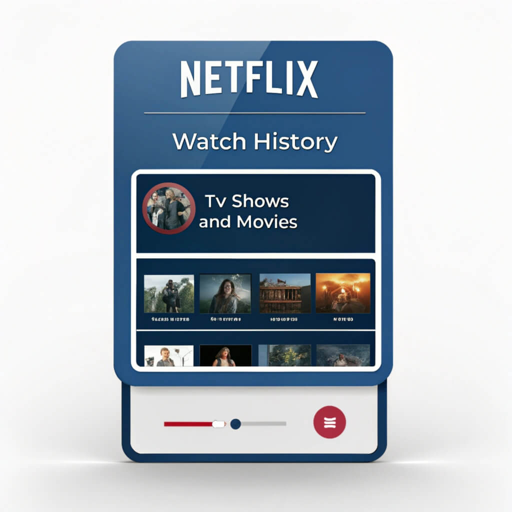 how to manage netflix watch history