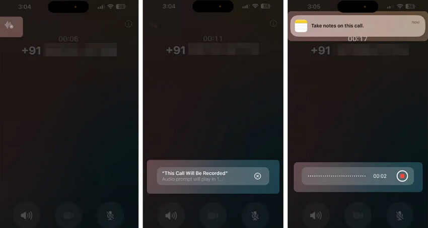 how to record a phone call on iphone ios 18