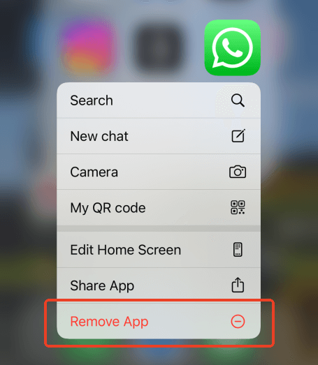 remove whatsapp