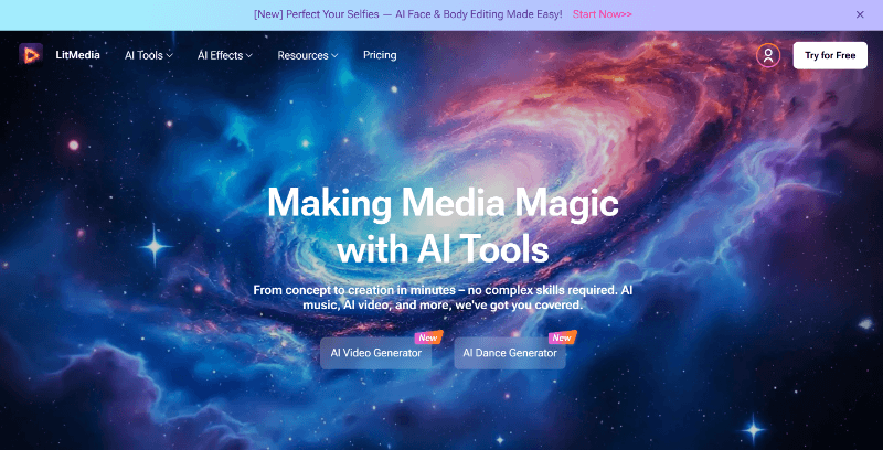 litmedia homepage