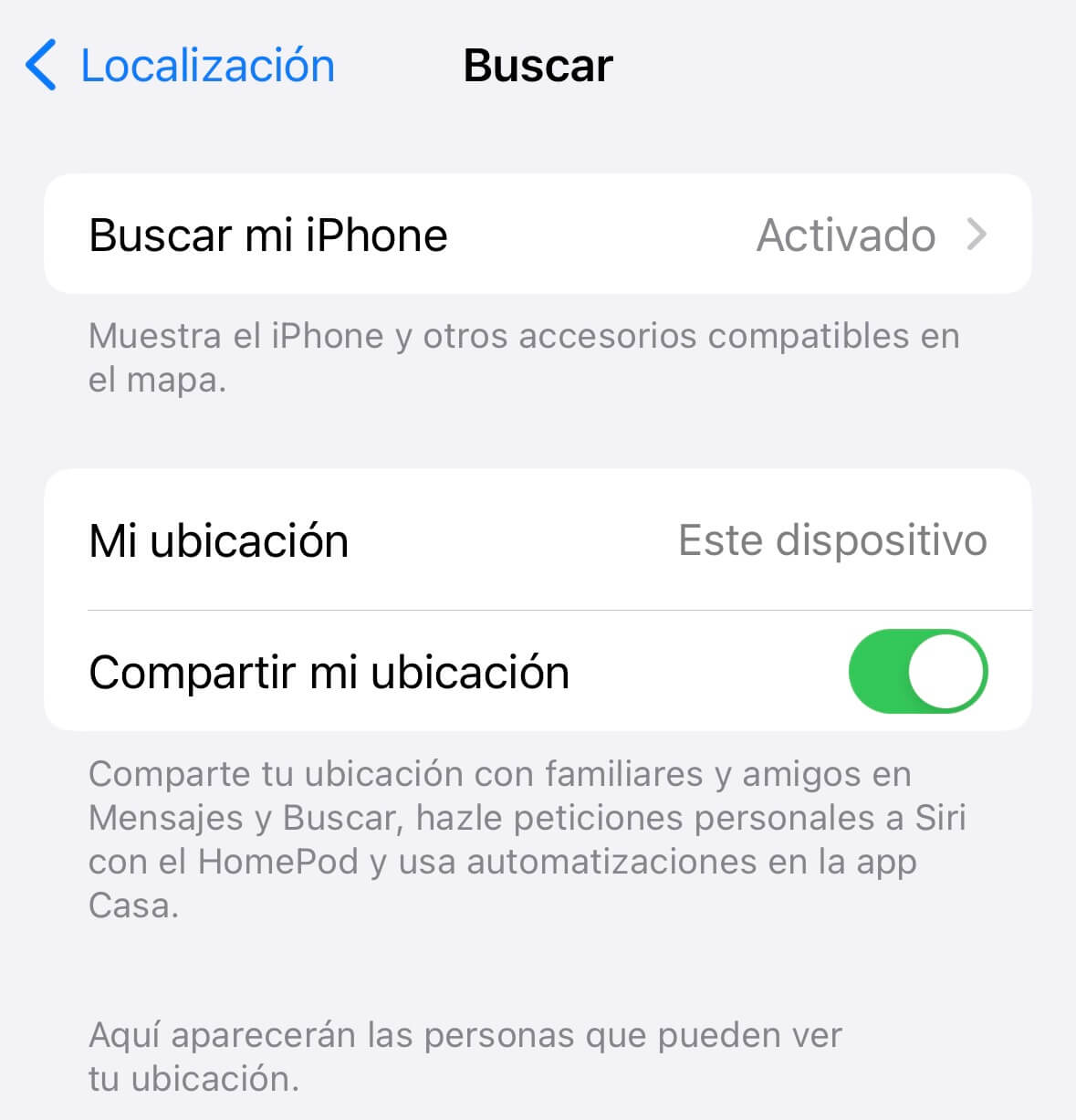 activar compartir mi ubicación para ver la ubicación de mi amigo