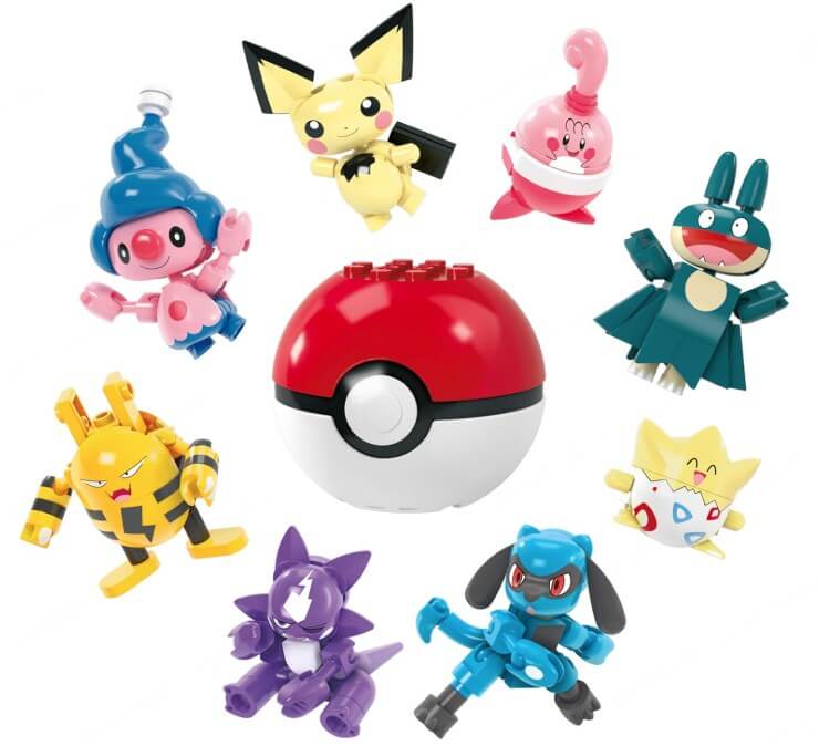 diferentes tipos de pokemon juguetes