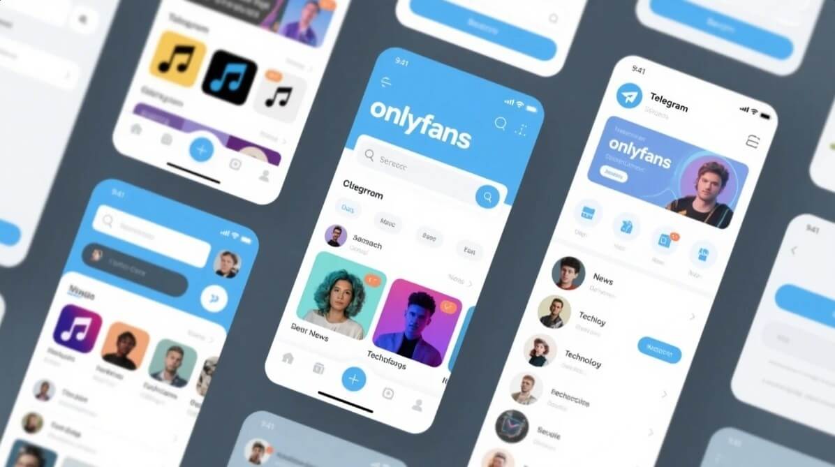 diversos contenidos de onlyfans en telegram