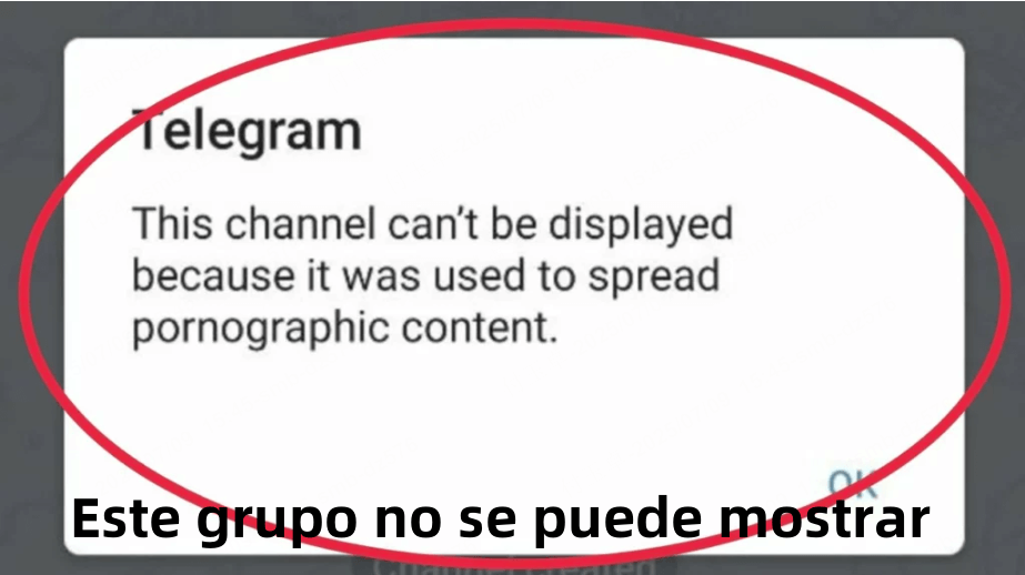 este grupo no se puede mostrar