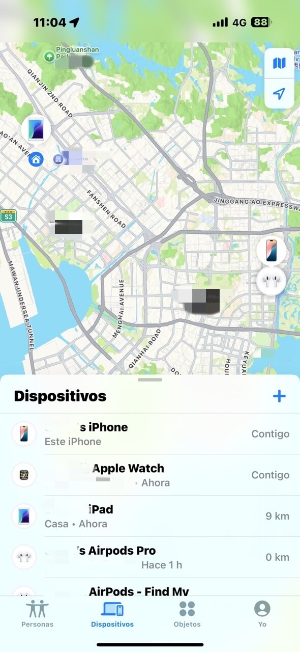 find my iphone en ios