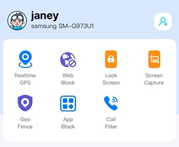 kidsguard app home page