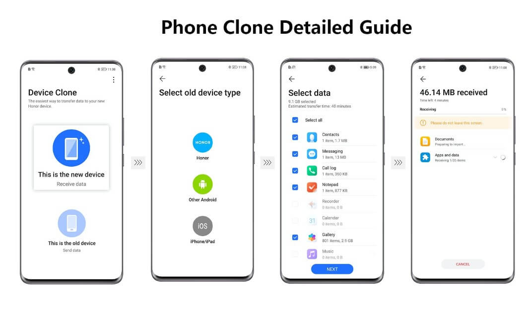 clonar whatsapp de android con phone clone app