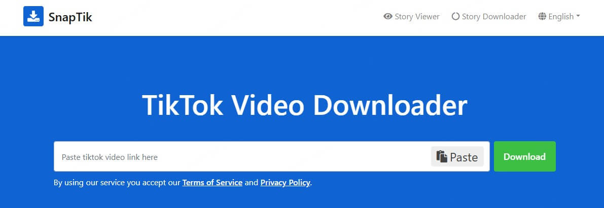 snaptik descargador video de TikTok