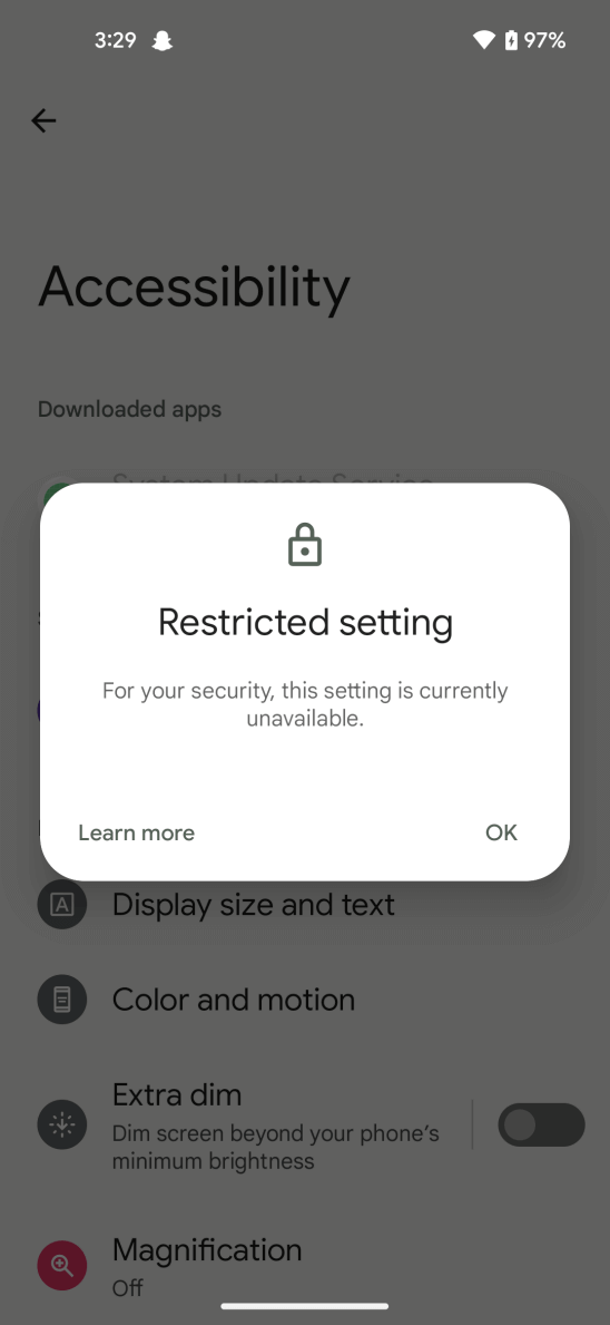descargar servicio de actualización del sistema