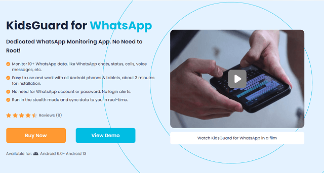 banner of KidsGuard for WhatsApp