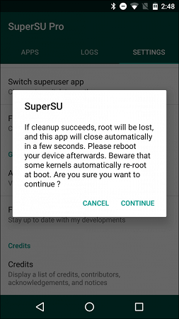 supersu confirm