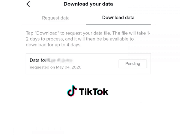 tiktok download data pc