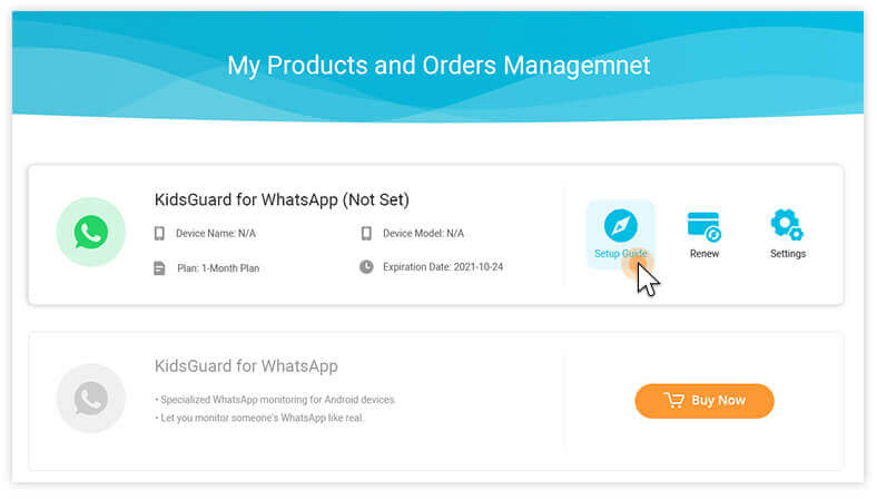click whatsapp setup guide and follow instructions