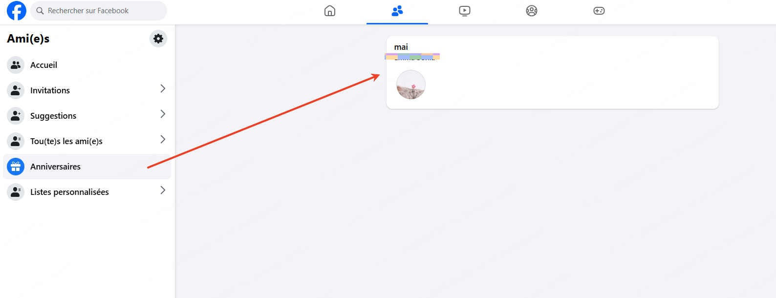 anniversaire facebook sur ordinateur