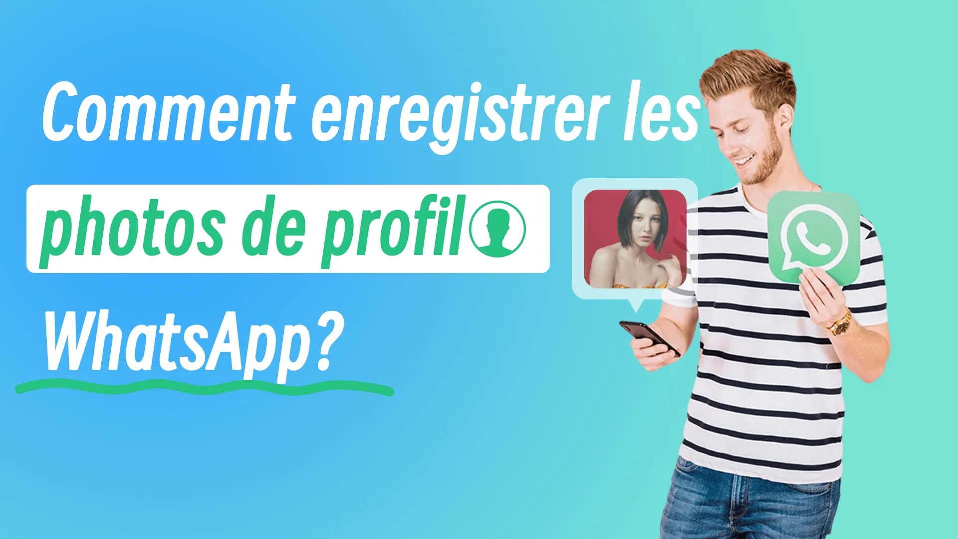 enregistrer les photos de profil WhatsApp