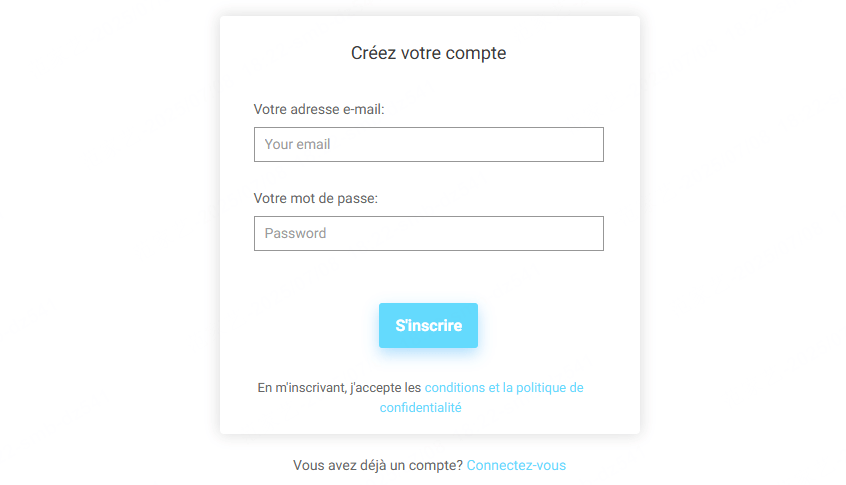 Création de compte cocospy
