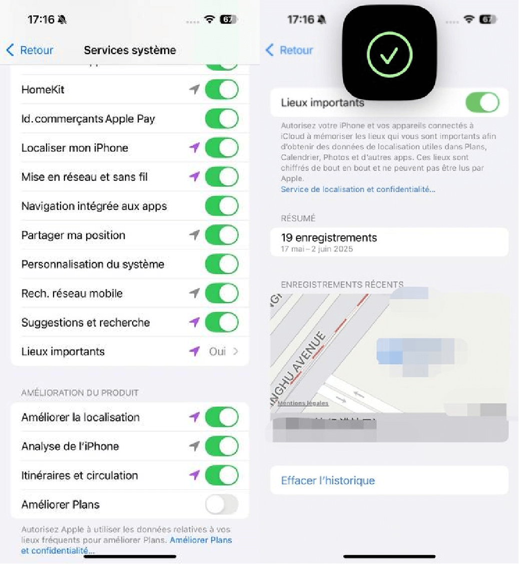 suivi iPhone