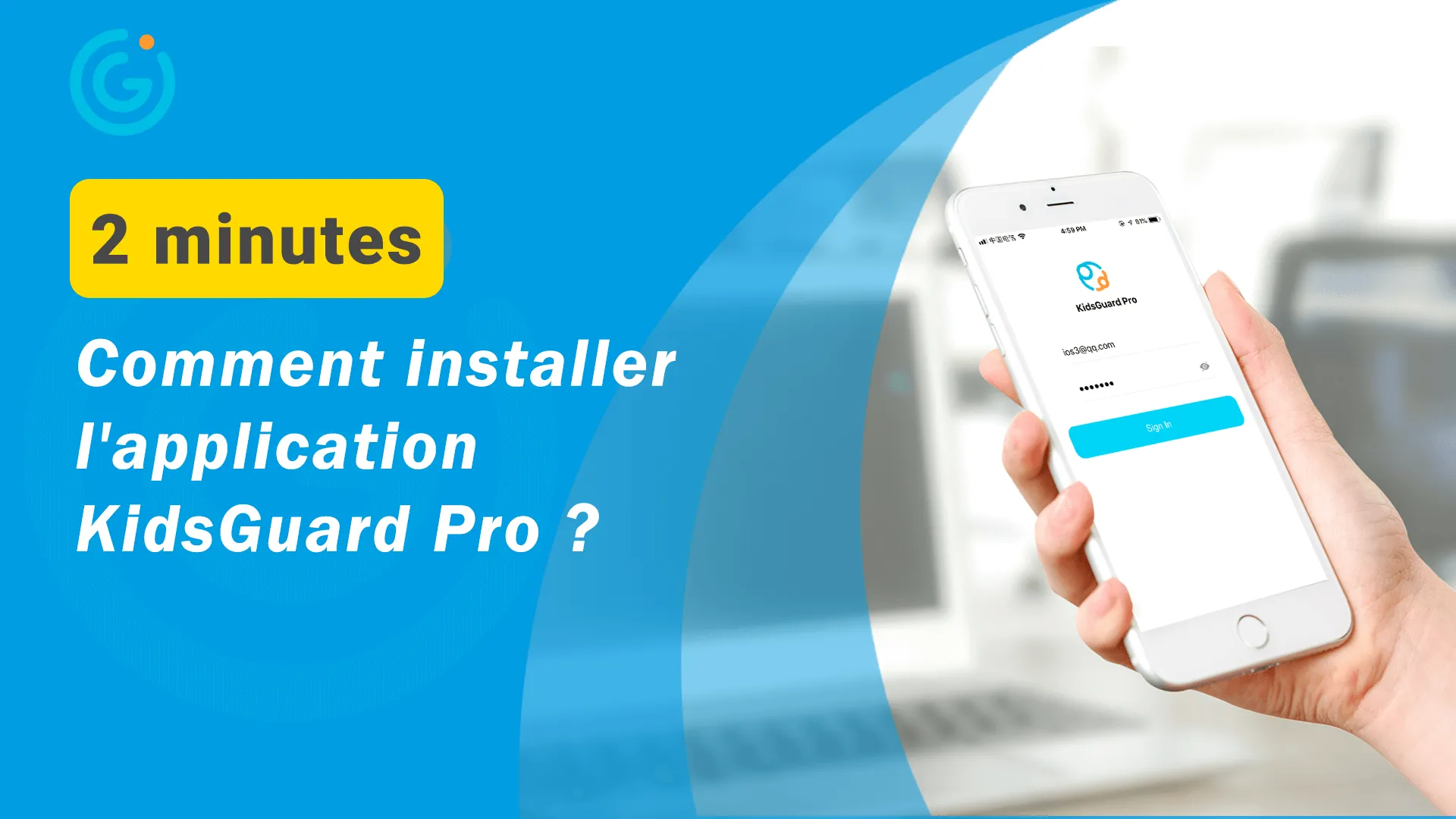 YouTube Video pour comment installer KidsGuard pro