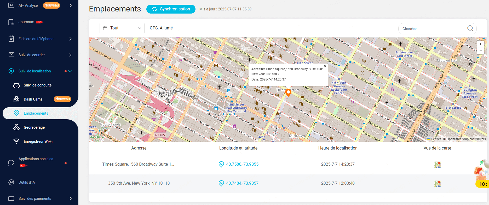 kidsguard pro location track