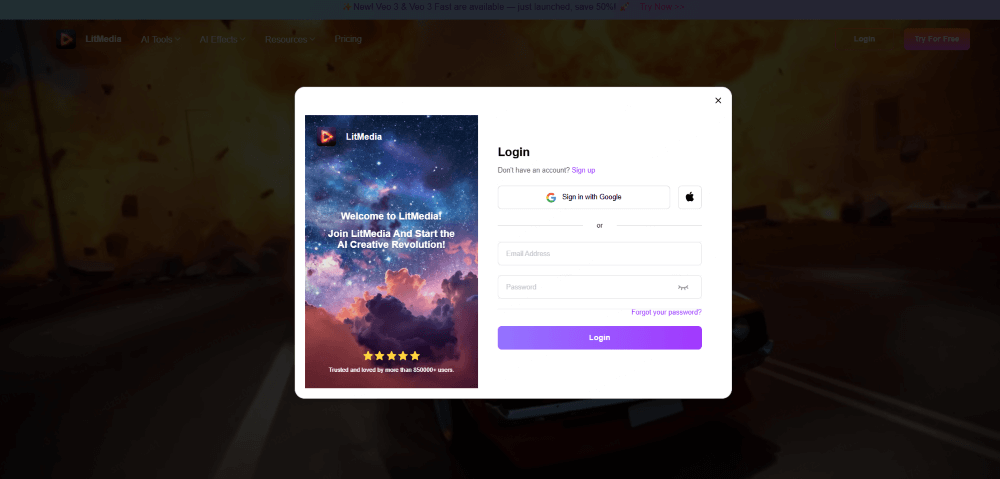 litmedia ai login