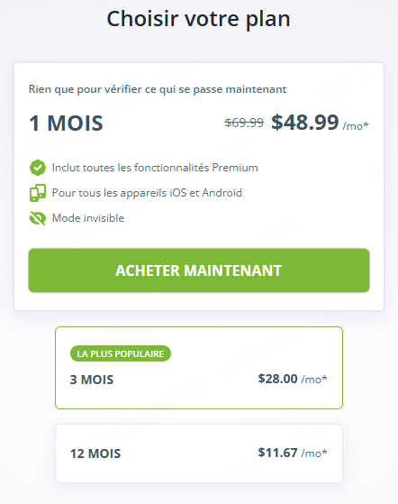 prix de mspy