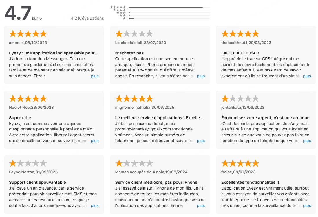 Avis aux États-Unis eyezy