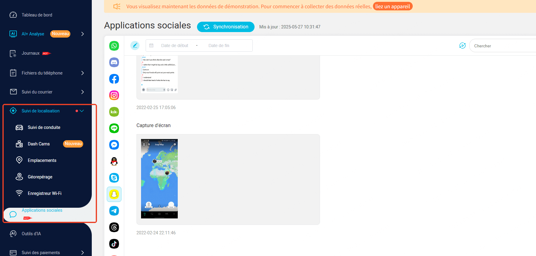 meilleure application de voir messages/Stories Snapchat