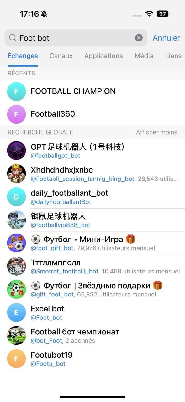 telegram foot bot