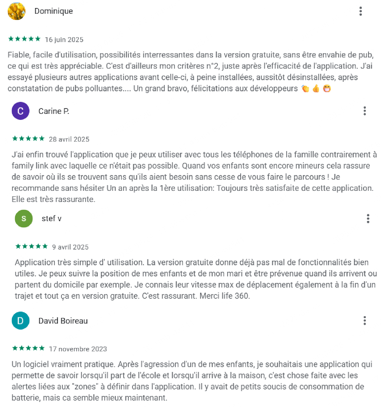 Points positifs
