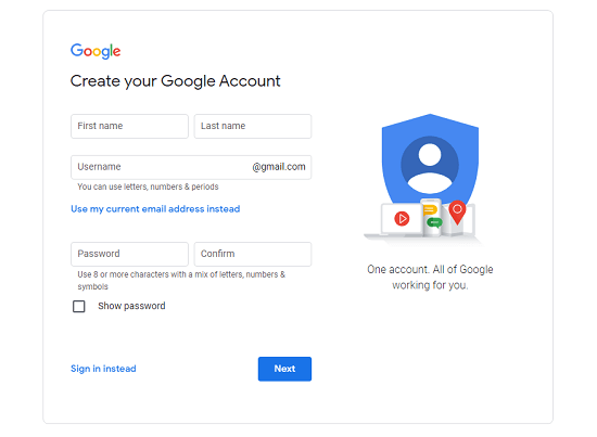 google account