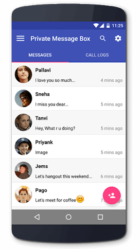 hide sms app