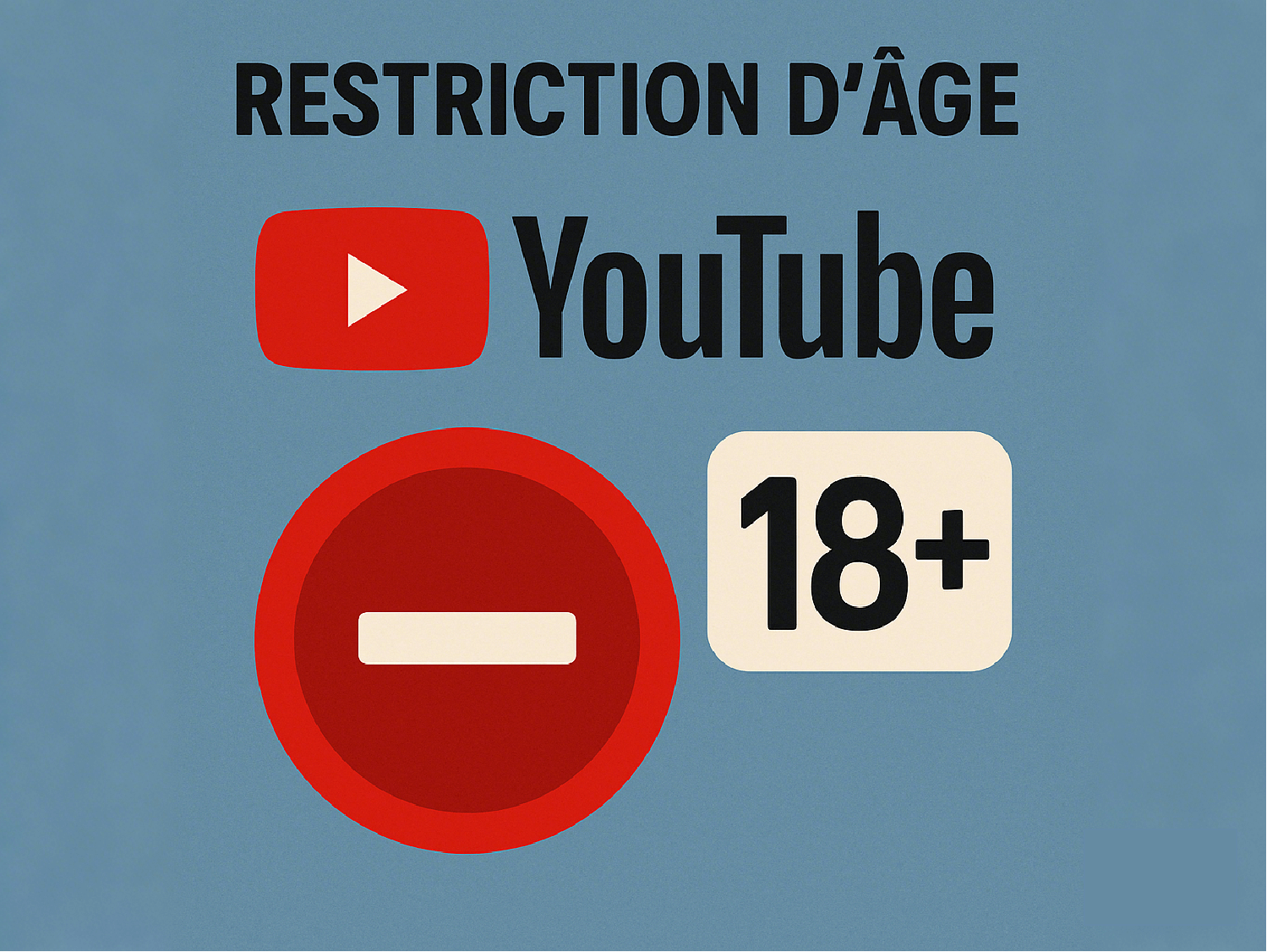 restriction age youtube controle parental