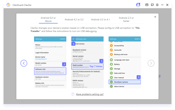 select usb connection mode