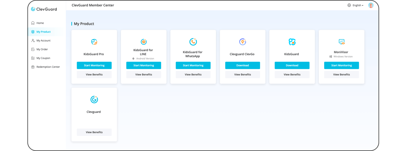 How to navigate online dashboard