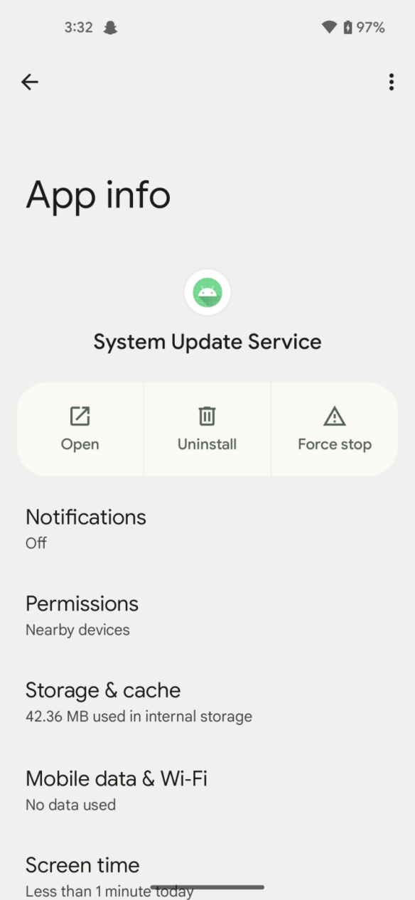 app info