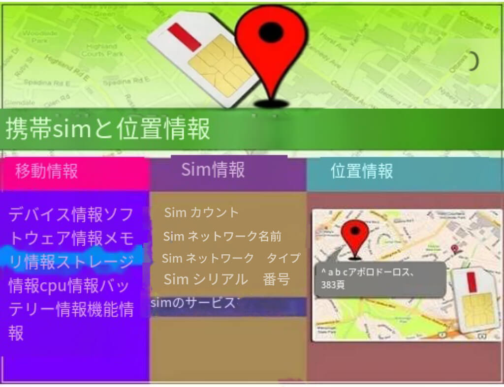 mobile, sim and location info sim tracker app