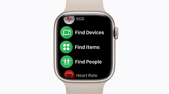 Apple Watch デバイスを探す