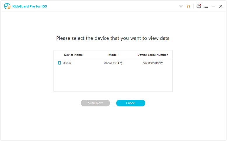 scan data over wifi