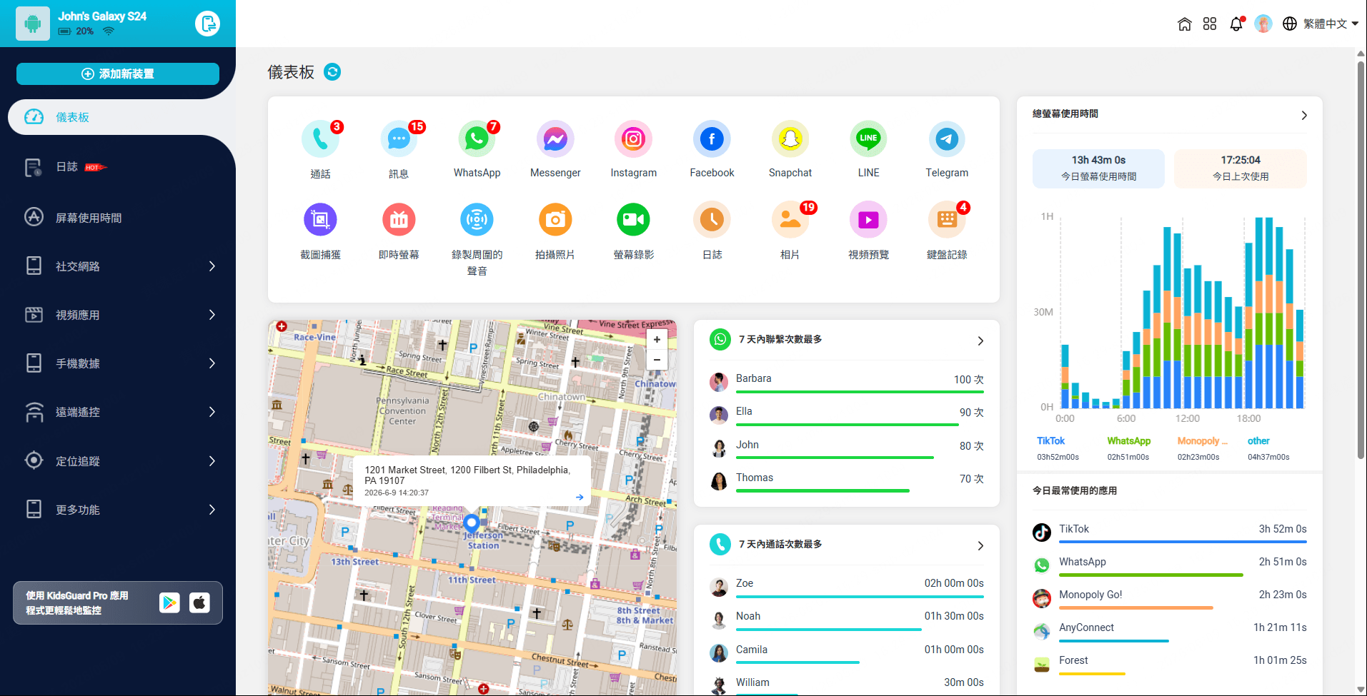 kidsguard pro家長監護