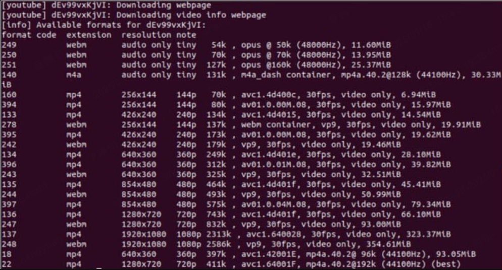 使用 YouTube-dl 指令碼下載私人影片