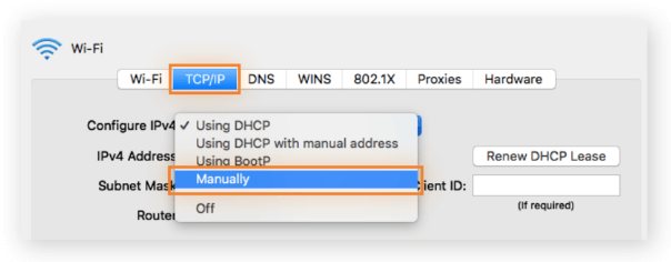 mac更改IP地址